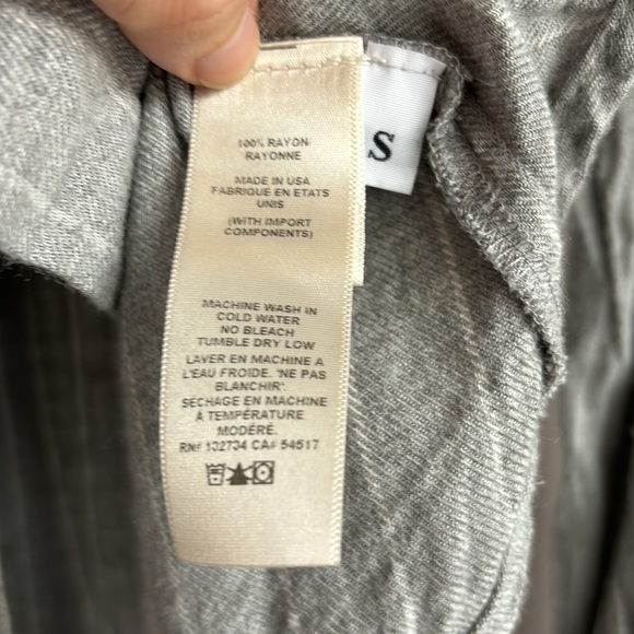 Bella Dahl Button down flannel shirt  size S - Picture 4 of 8